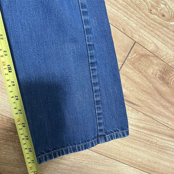 Piper's Closet Jeans Size 7 Blue Flare Leg Distressed Denim Boho Grunge Y2k - Picture 5 of 6